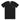 STATIC Flow Tee in black – unisex cotton streetwear t-shirt with minimalist lightning bolt logo