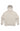 STATIC Relax hoodie in bone – unisex fleece pullover with minimalist front logo and kangaroo pocket