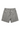 STATIC Core Shorts in storm grey – unisex lightweight athletic shorts with drawstring waist and minimalist logo